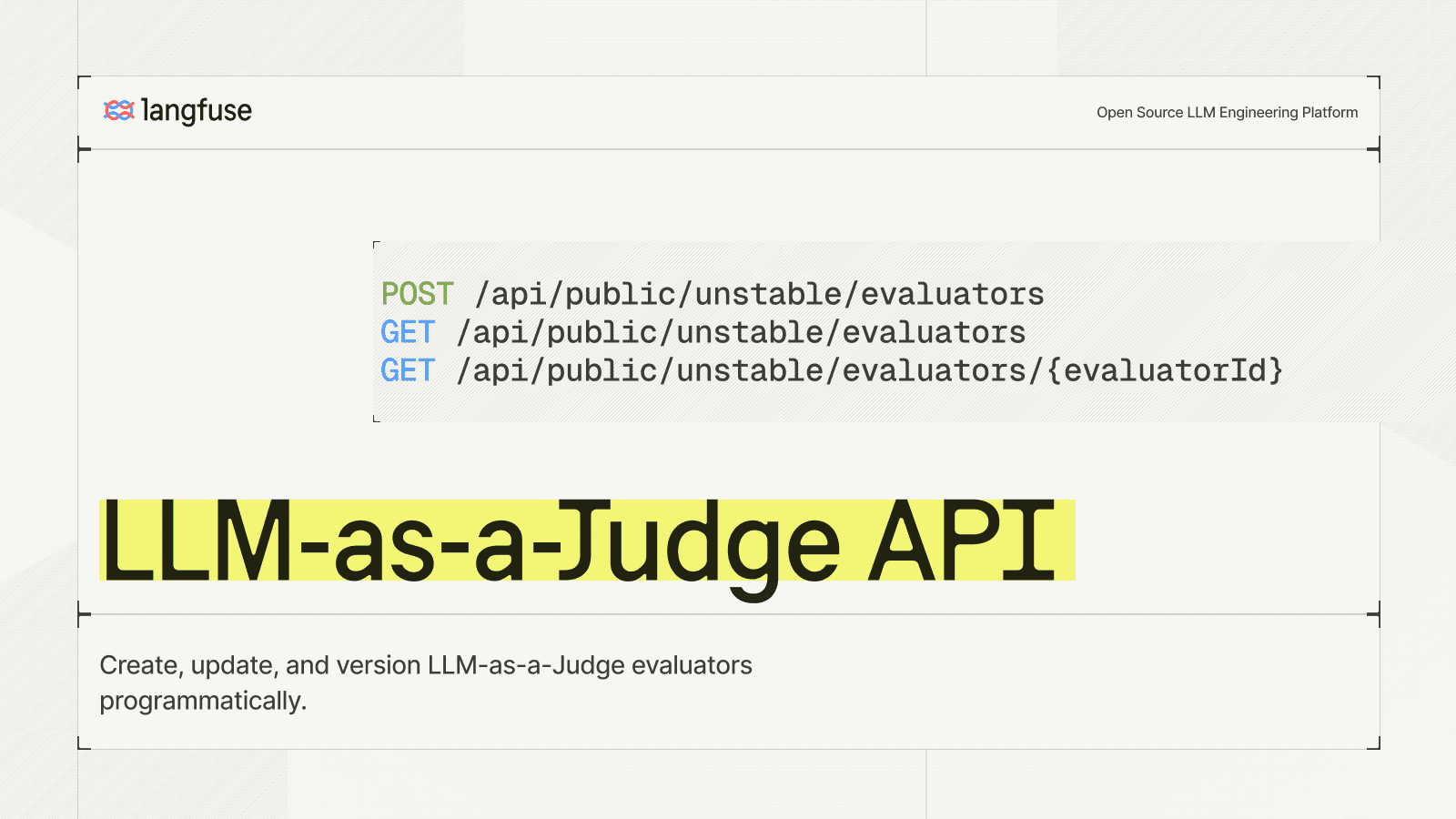 LLM-as-a-Judge API